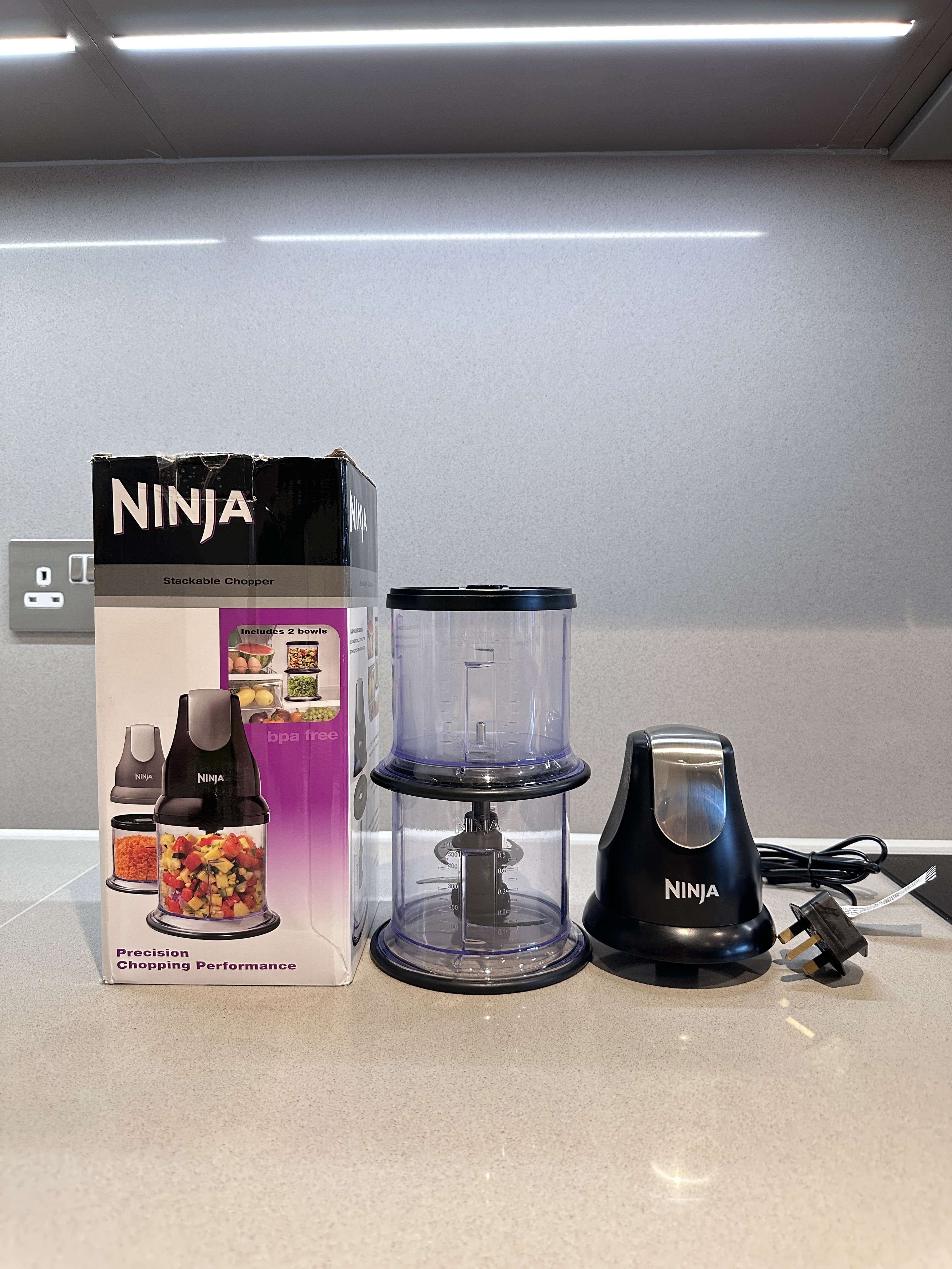 Image of Ninja Professional Stackable Chopper 200W - NJ1002UKBK