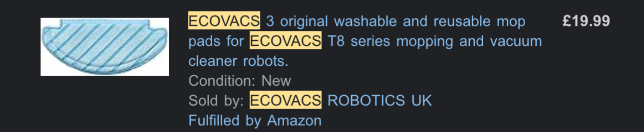 Image of Ecovacs DEEBOT N8+ Robot Vacuum Cleaner