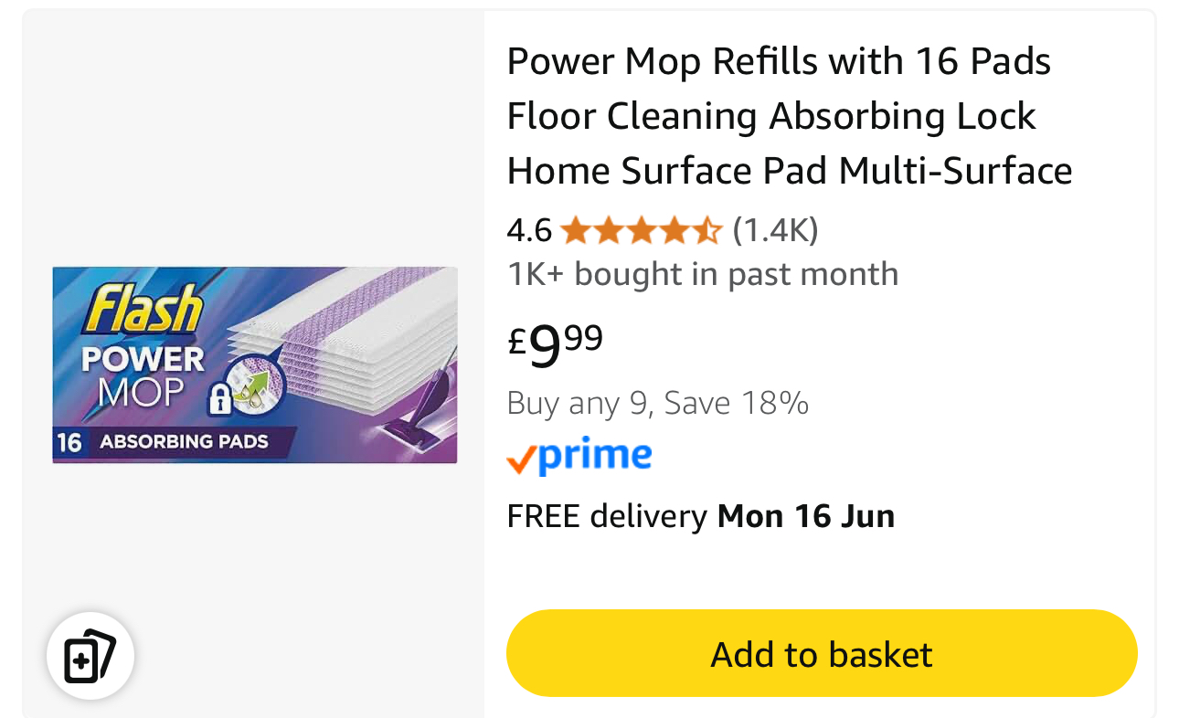 Image of FLASH Power Mop; Complete Bundle with Refills - Incredible Value!