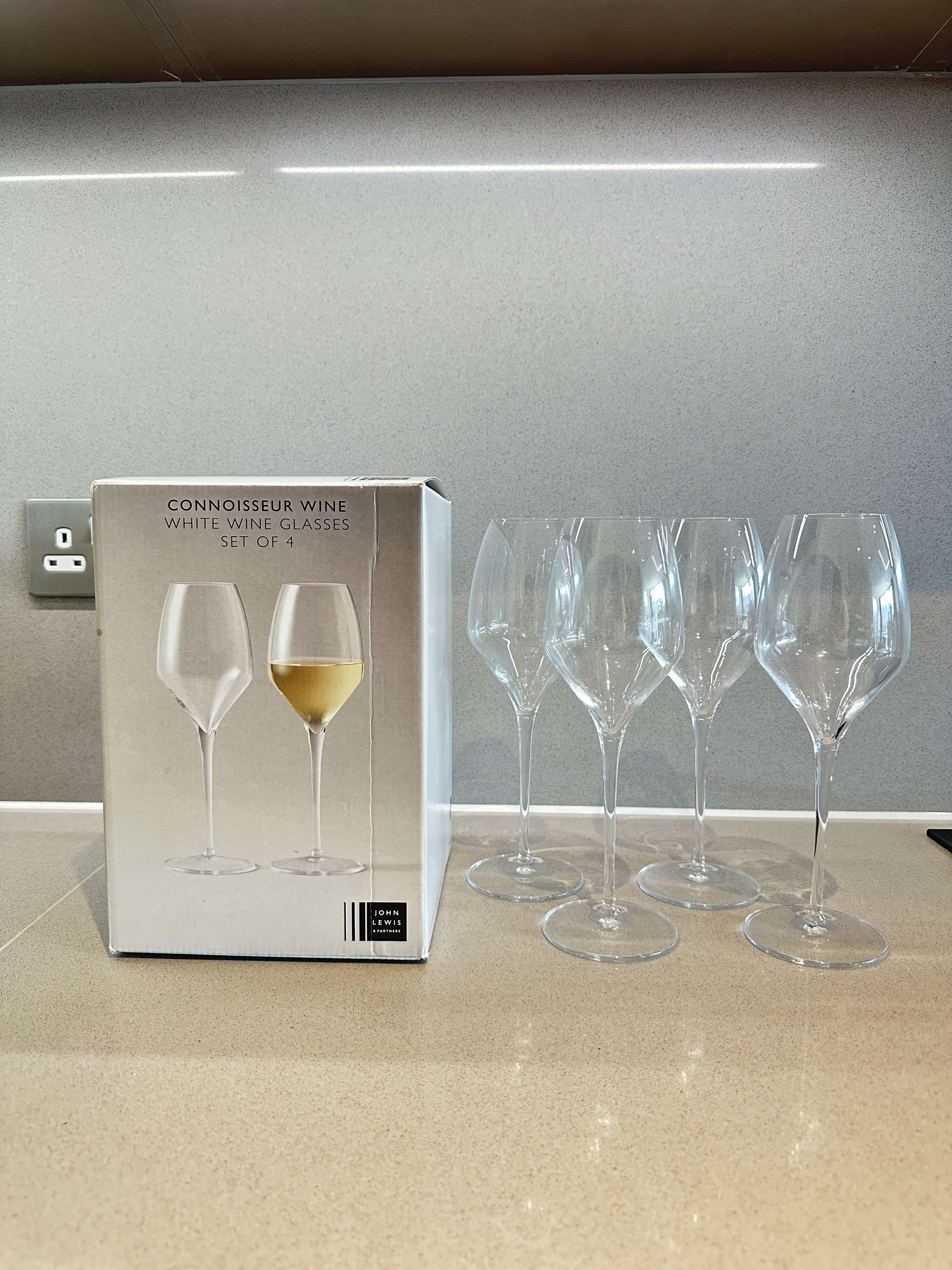 Image of John Lewis Wine Glass Set of 4