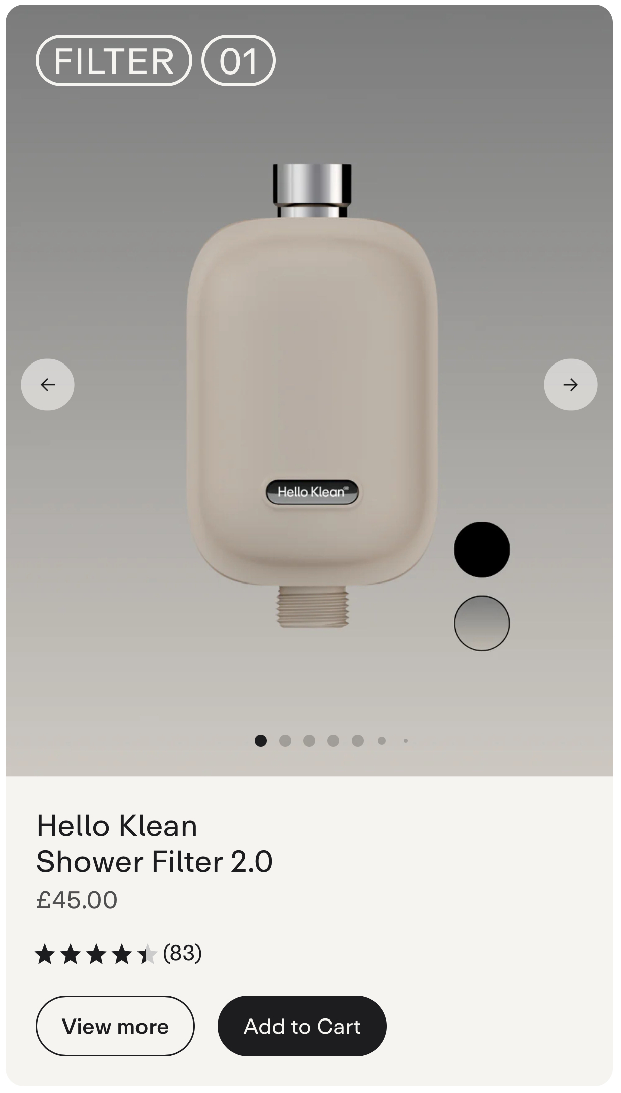 Image of Hello Klean Shower/Multipurpose Filter 2.0