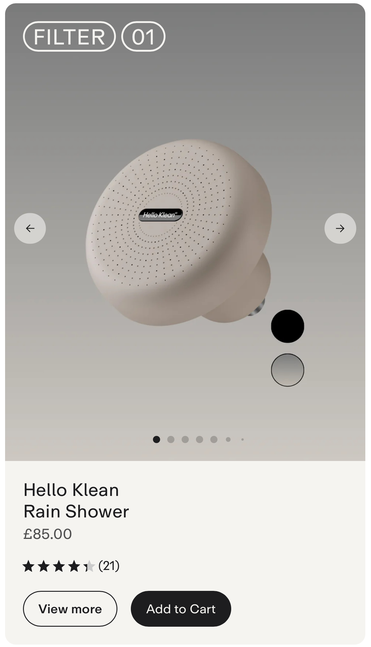 Image of Hello Klean Rain Shower