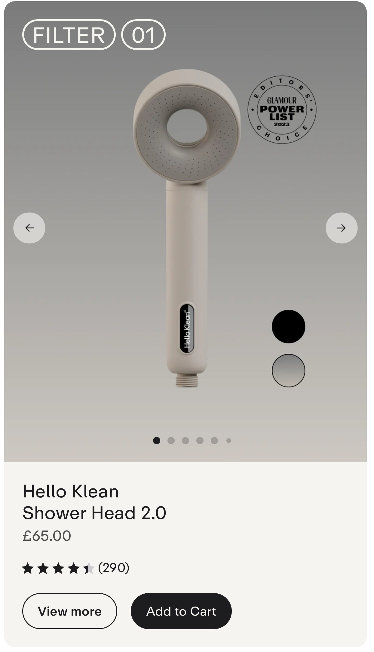 Image of Hello Klean Shower Head v2